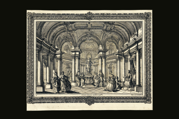 Tempio di Diana, Radierung auf Papier, 1765